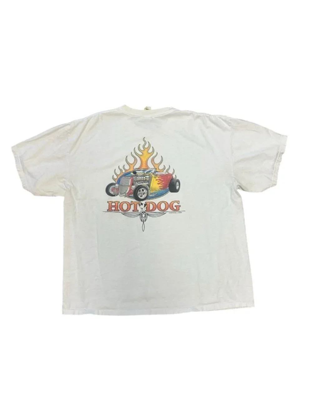 Vintage Big Dogs Hot Dog Car‎ T Shirt Sz XL